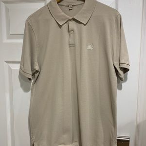 Men’s Burberry Brit Tan Polo Shirt